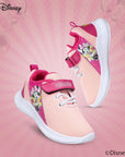 Paragon Disney Girls Peach Casual Shoes with Velcro | Sneakers for Everyday Use