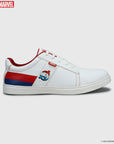 Marvel Men's White Casual Sneakers | Cushioned & Lace up Outdoor Style