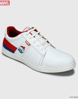 Marvel Men's White Casual Sneakers | Cushioned & Lace up Outdoor Style