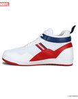 Marvel Men's White Casual Sneakers | Cushioned & Lace up Outdoor Style