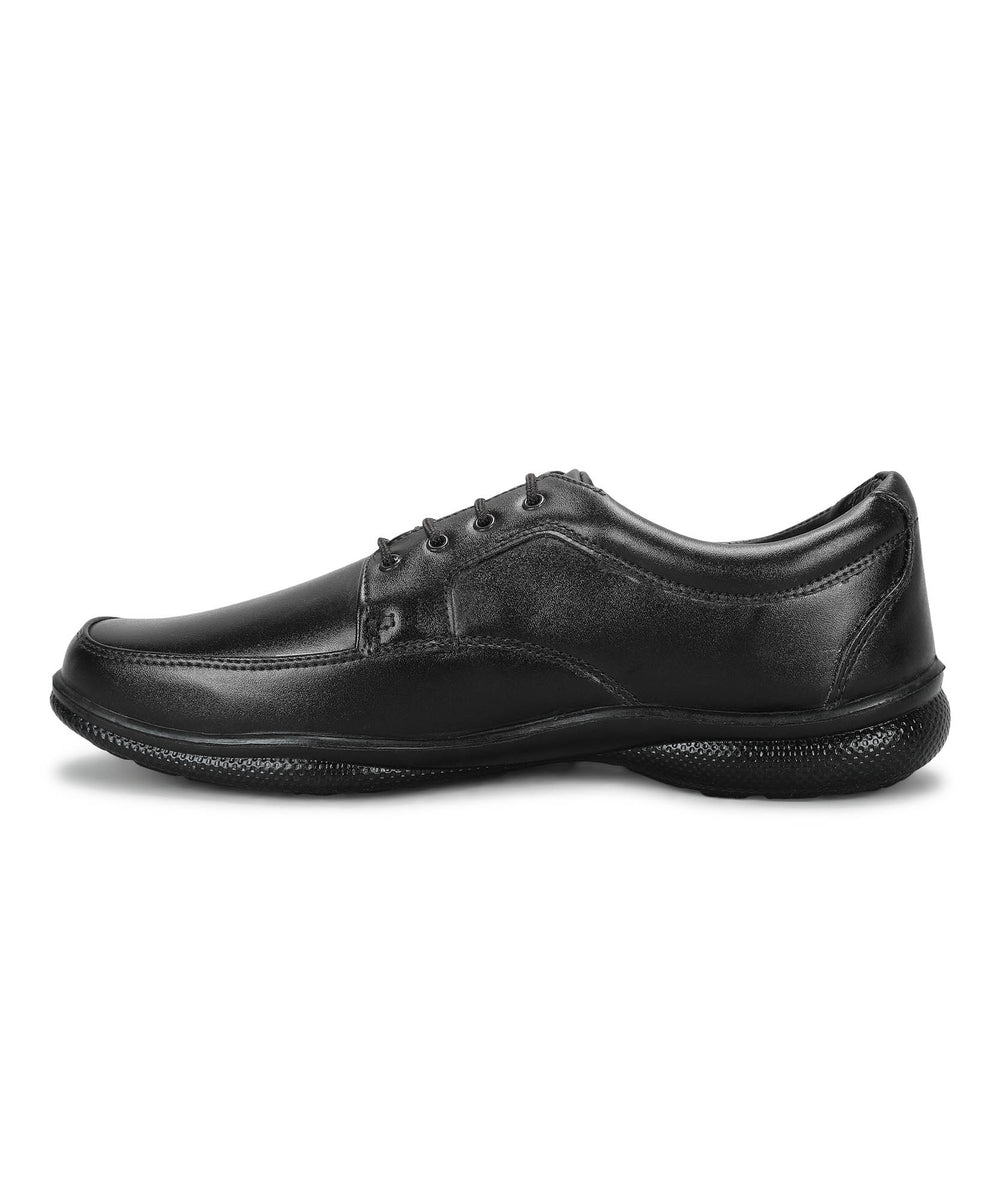 Paragon Men's Black Formal Slip On Shoes Durable Sturdy Outdoor Wear