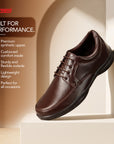 Paragon Men's Brown Formal Slip On Shoes Durable Sturdy Outdoor Wear