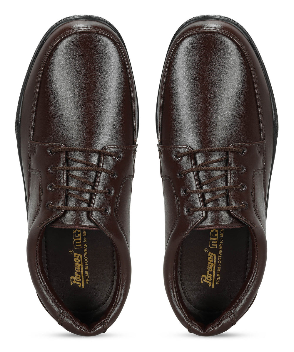 Paragon Men's Brown Formal Slip On Shoes Durable Sturdy Outdoor Wear