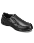 Paragon Men's Black Formal Slip On Style Loafers Durable Sturdy Office Wear