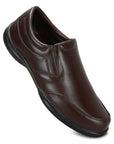 Paragon Men's Brown Formal Slip On Style Loafers Durable Sturdy Office Wear