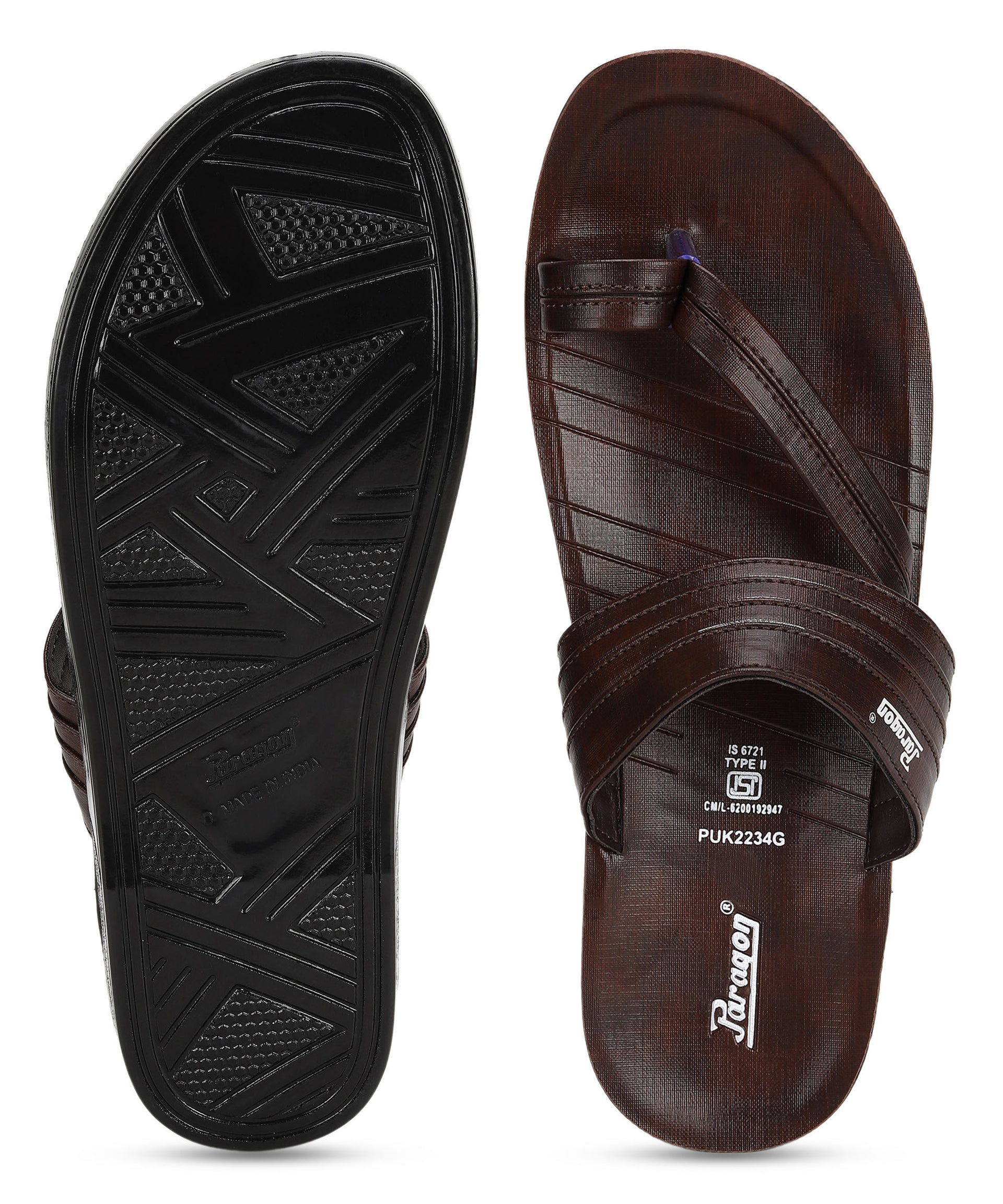 Paragon Men&#39;s Casual Slip-on Sandals for Men with Comfortable Sole