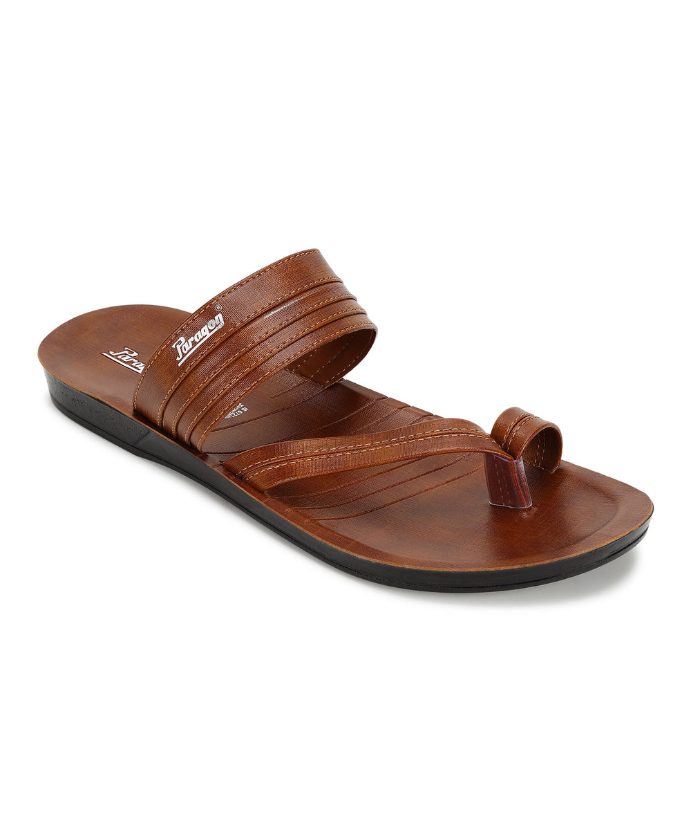 Paragon Men's Casual Slip-on Sandals for Men with Comfortable Sole