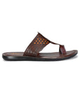 Paragon Men's Slip-on Brown Sandals for Men | Comfortable Sole & Durable