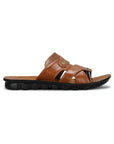 Paragon Men's Slip-on Brown Sandals for Men | Comfortable Sole & Durable