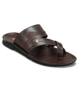 Paragon Men's Slip-on Brown Sandals for Men | Comfortable Sole & Durable