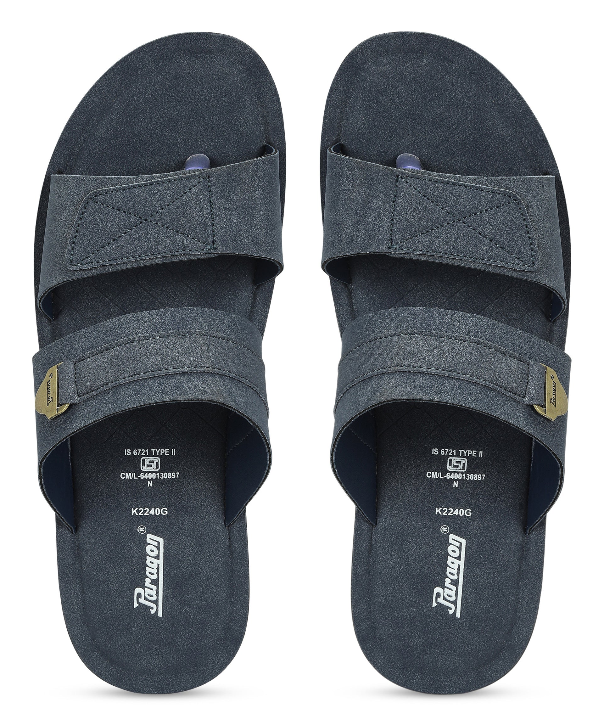 Paragon Men's Slip-on Sandals Stylish Comfortable Sole &amp; Durable