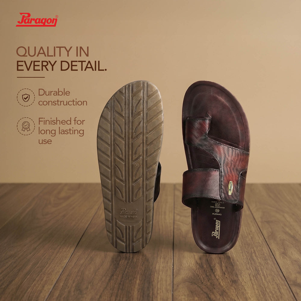 Paragon K2244G Men Sandals Comfort Cushion Sole Dailyuse Outdoor Slippers