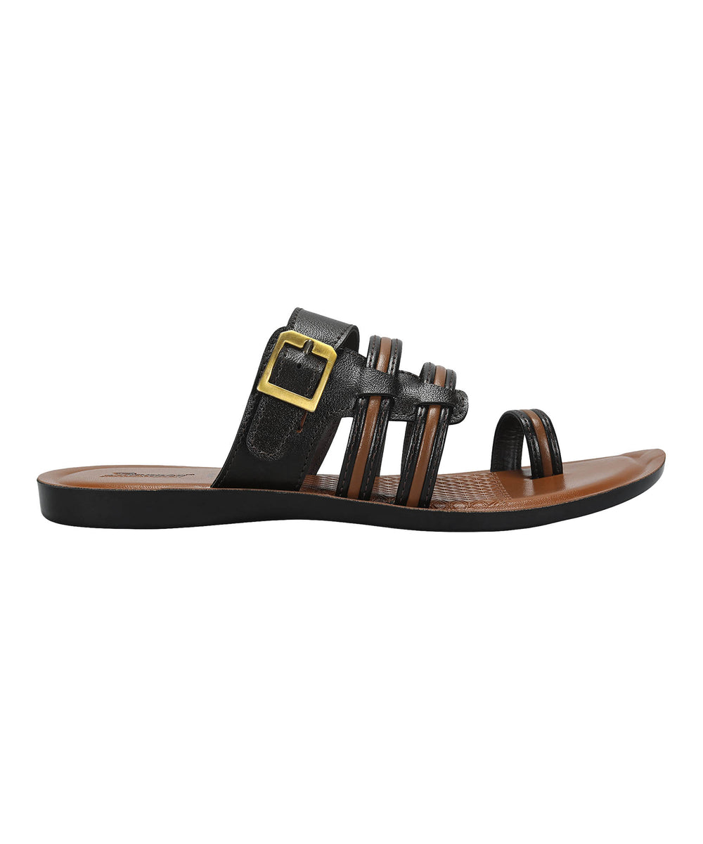 Paragon Men’s Stylish Sandals | Cushioned Footbed, Adjustable Buckle &amp; Strong Grip Sole