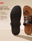 Paragon Men’s Stylish Sandals | Cushioned Footbed, Adjustable Buckle & Strong Grip Sole