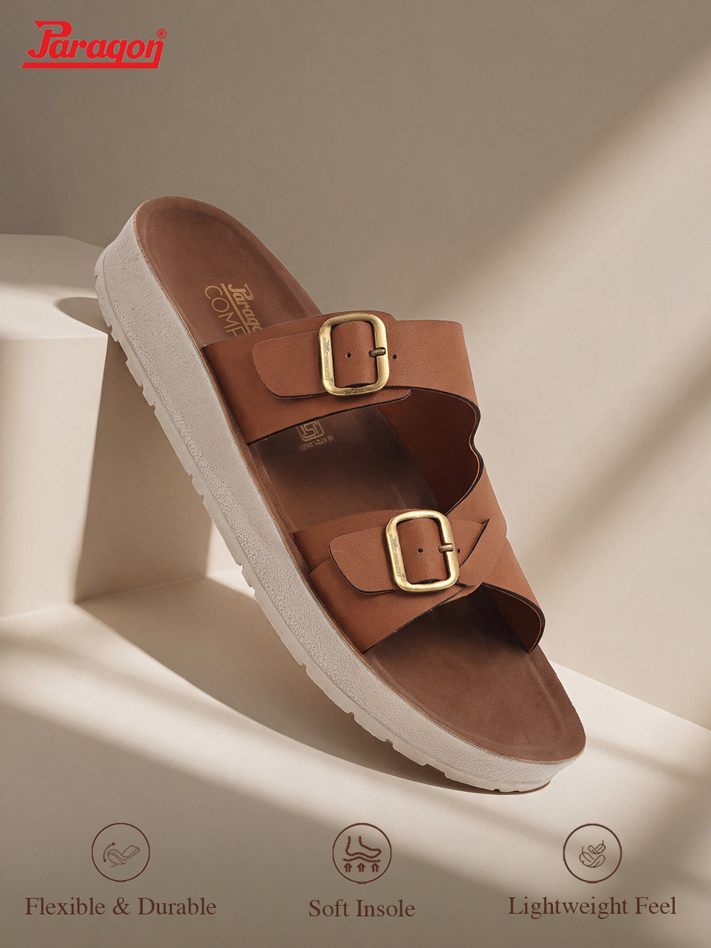 Paragon Men Sandals Lightweight Comfortable Easy Slip On Daily Use
