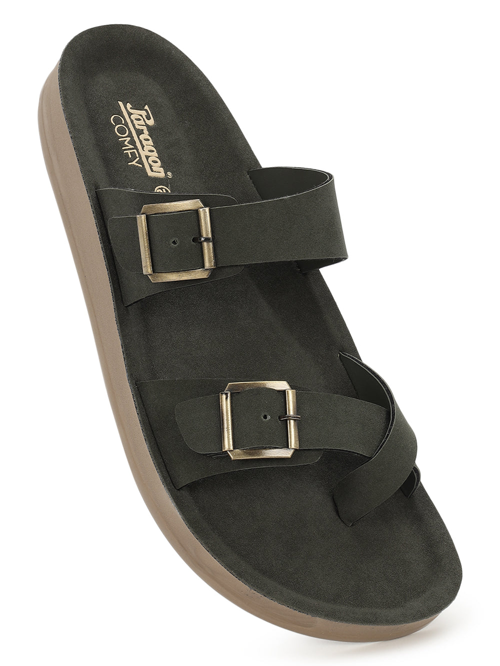 Paragon Men Casual Comfort Sandals Toe Loop Lightweight Daily Outdoor Wear