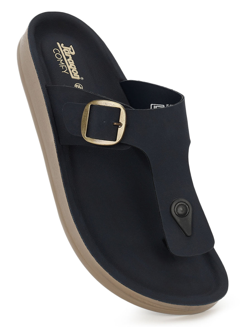 Paragon Men T Strap Sandals Comfortable Toe Post Lightweight for Daily Use