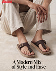 Paragon Men T Strap Sandals Comfortable Toe Post Lightweight for Daily Use
