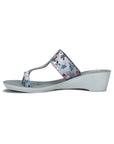 Paragon Women's Slip On Wedges Grey Sandal | Durable Dailywear Sandals