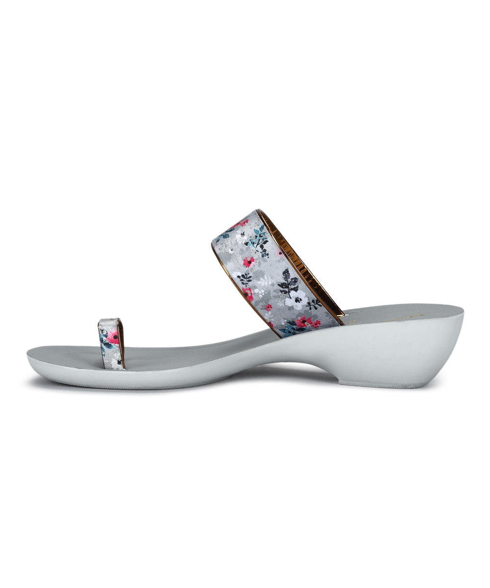 Paragon Women's Slip On Flat Grey Sandals | Durable Dailywear Sandals