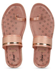 Paragon Women's Slip On Flat Pink Sandals | Durable Dailywear Sandals