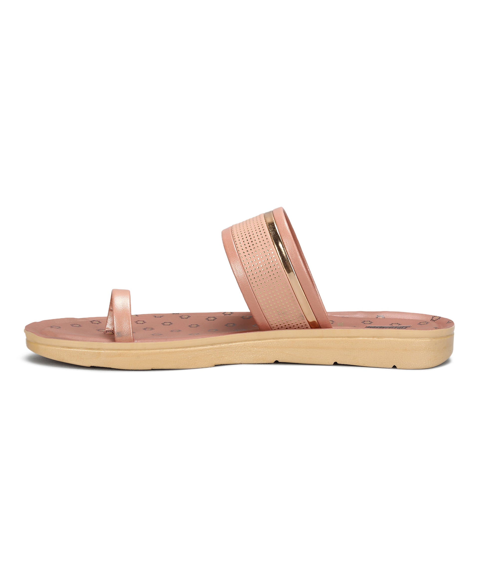 Paragon Women&#39;s Slip On Flat Pink Sandals | Durable Dailywear Sandals