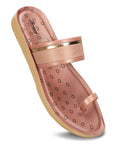 Paragon Women's Slip On Flat Pink Sandals | Durable Dailywear Sandals