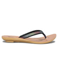 Paragon Women's Slip On Flat Black Sandals | Durable Dailywear Sandals