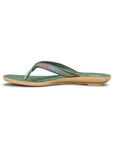 Paragon Women's Slip On Flat Green Sandals | Durable Dailywear Sandals