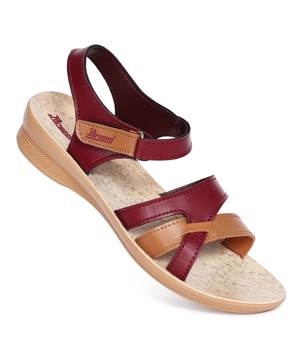Paragon Women's Trendy Wedge Heel Sandals with Cushioned Sole and Sturdy Construction for Everyday Use