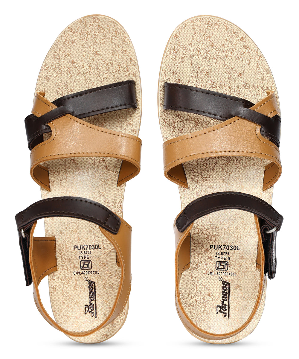 Paragon Women's Trendy Wedge Heel Sandals with Cushioned Sole and Sturdy Construction for Everyday Use