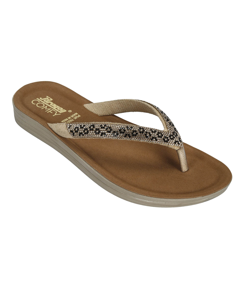 Paragon Women’s Slip-On Flat Sandals | Lightweight Sandals with Cushioned Footbed &amp; Strong Grip Sole