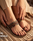 Paragon Women’s Slip-On Flat Sandals | Lightweight Sandals with Cushioned Footbed & Strong Grip Sole