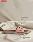 Paragon Women Flat Sandals Comfortable Wide Strap Stylish for Daily Use