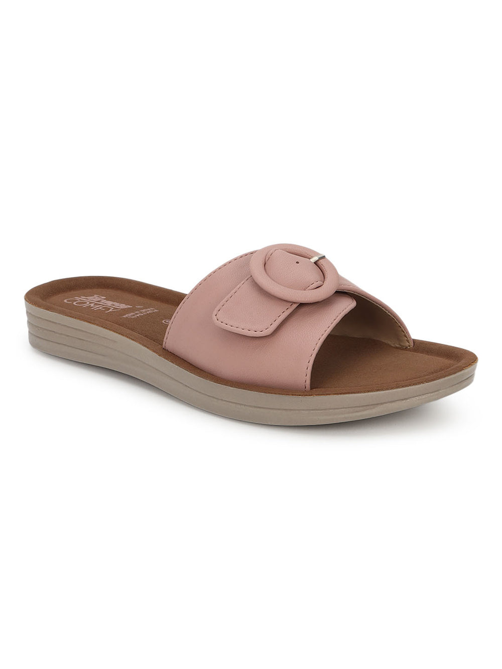 Paragon Women Flat Sandals Comfortable Wide Strap Stylish for Daily Use