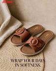 Paragon Women Flat Sandals Comfortable Wide Strap Stylish for Daily Use