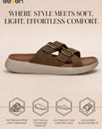 Paragon Women Flat Sandals Comfortable Wide Strap Stylish for Daily Use