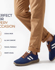 Paragon Men's Casual Lace-Up Shoes | Extra Soft Cushion | Ankle Padding