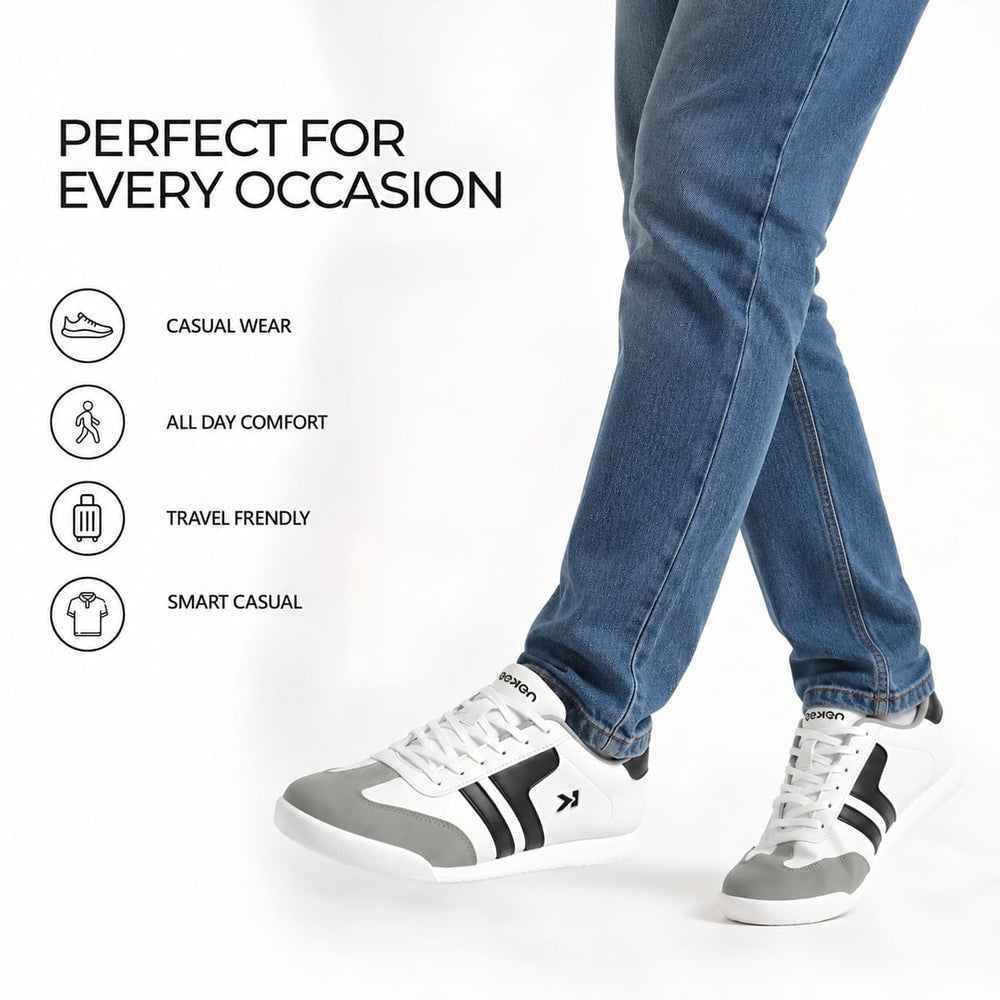 Paragon Men's Sneakers | Lightweight, Soft Cushioned &amp; Better Grip | Daily Wear