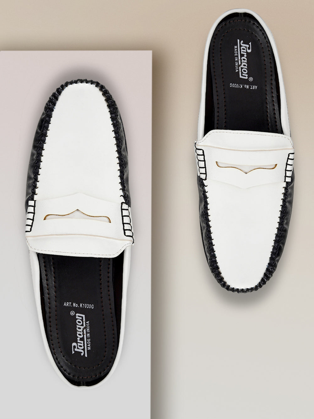 Paragon K1030G Men Mules with Sturdy &amp; Fashionable Construction and Comfortable Sole for All-Day Comfort