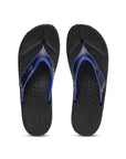 Women's Paralite Black-Blue Flip-Flops