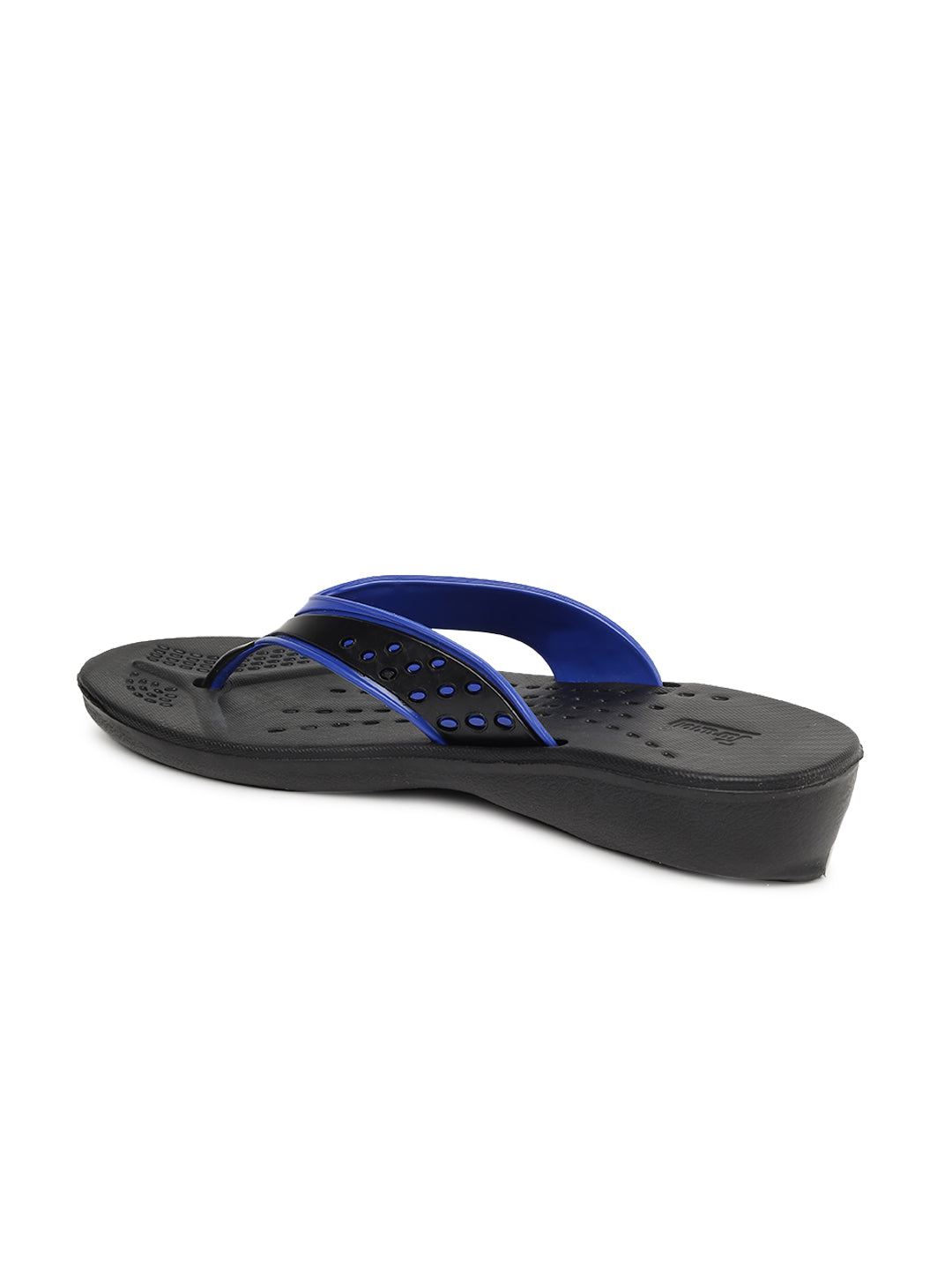 Women&#39;s Paralite Black-Blue Flip-Flops