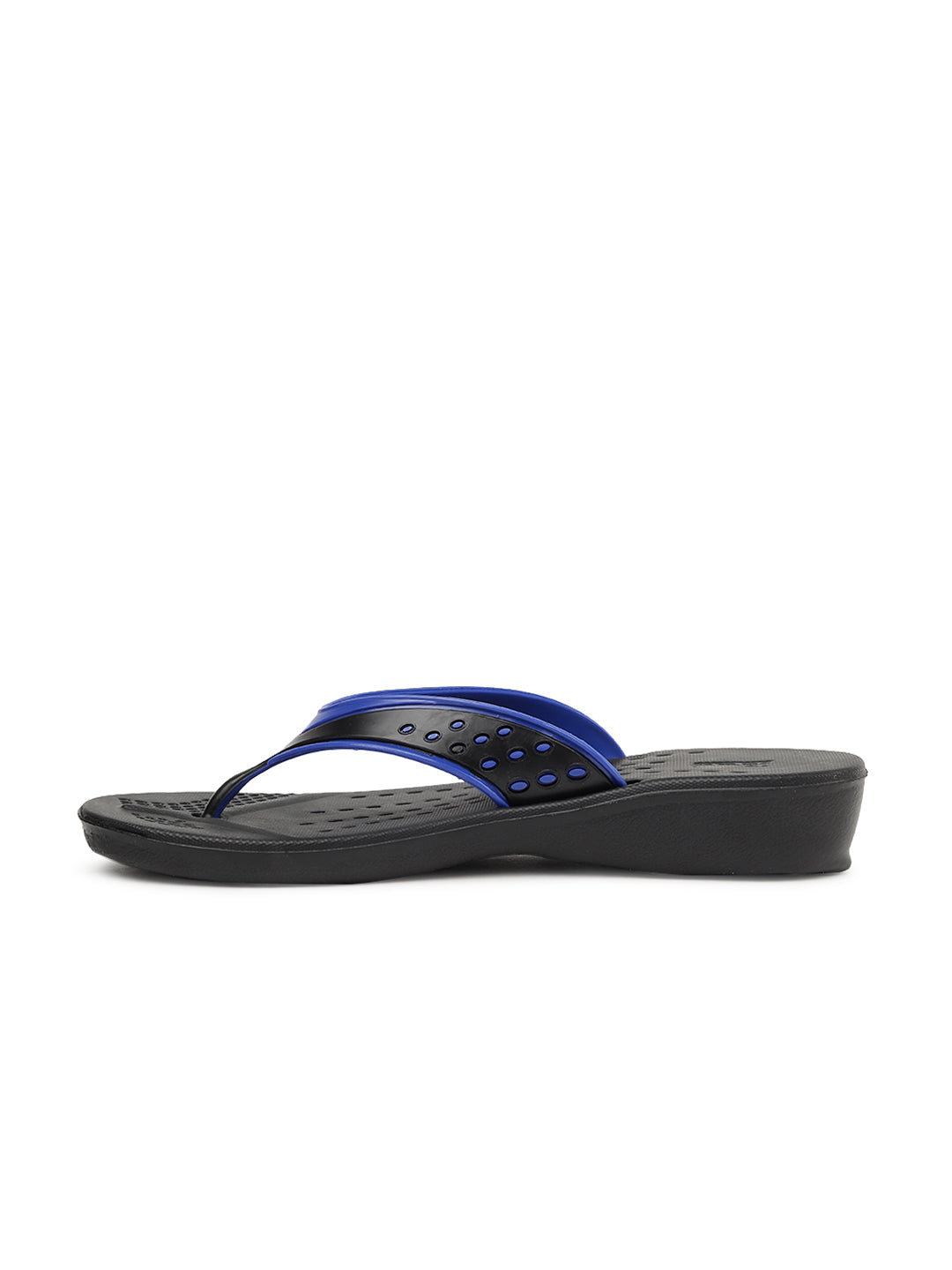 Women&#39;s Paralite Black-Blue Flip-Flops