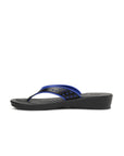 Women's Paralite Black-Blue Flip-Flops