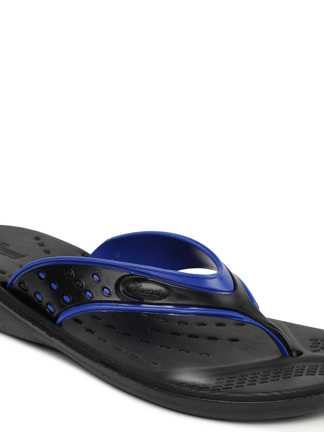 Women&#39;s Paralite Black-Blue Flip-Flops