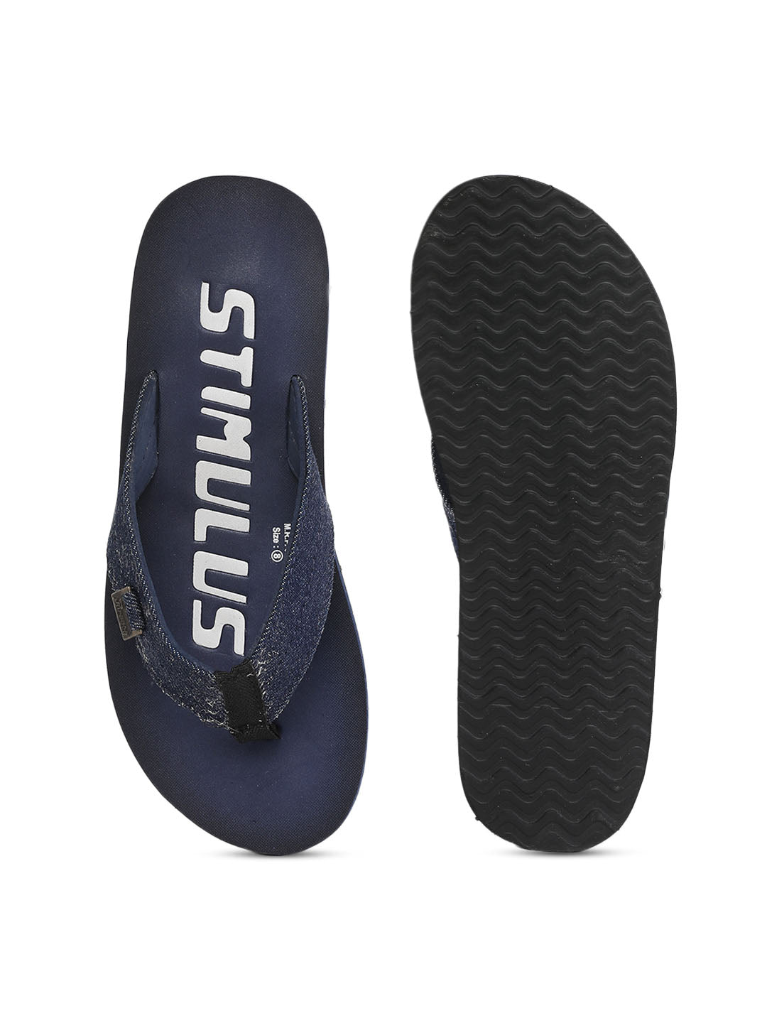 Men&#39;s Stimulus Blue Flip Flops