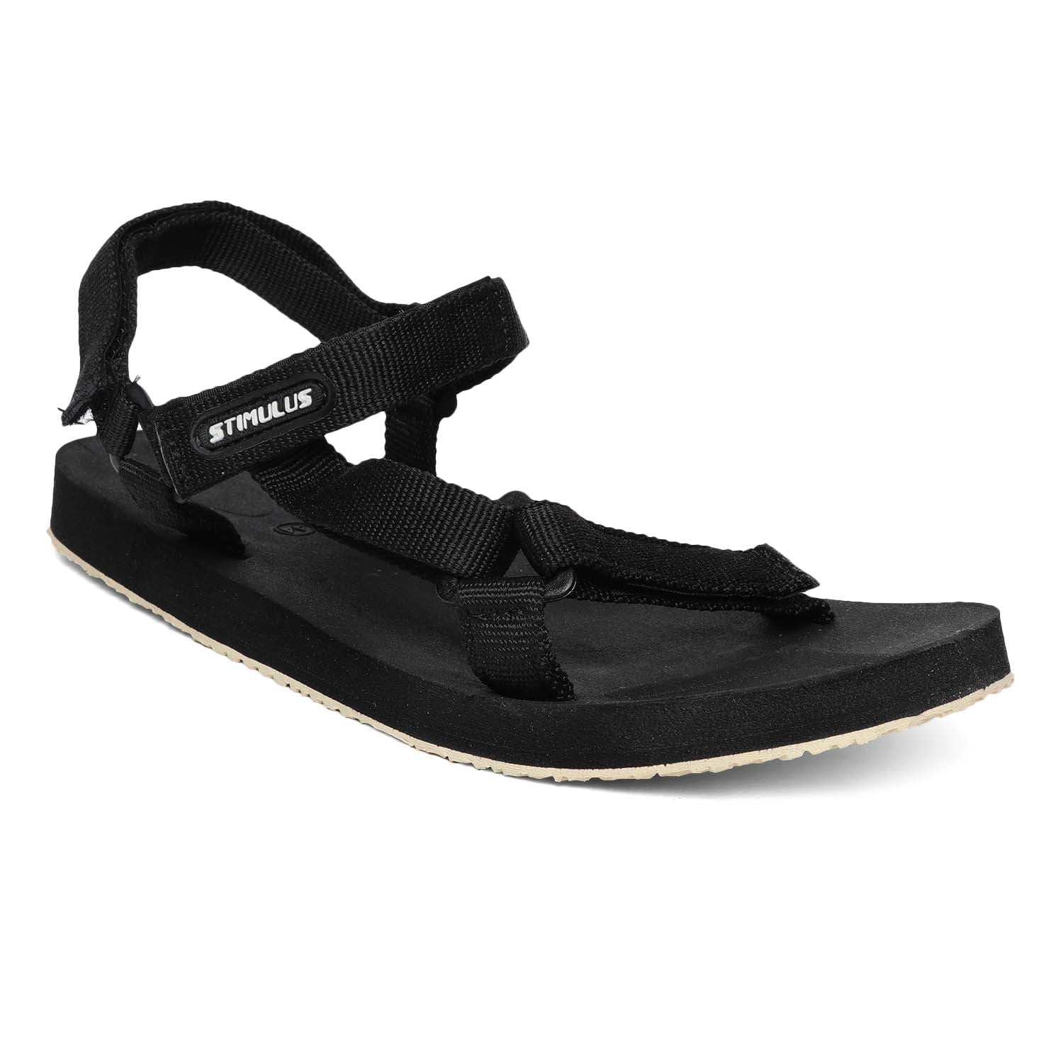 Men&#39;s Stimulus Black Formal Sandals