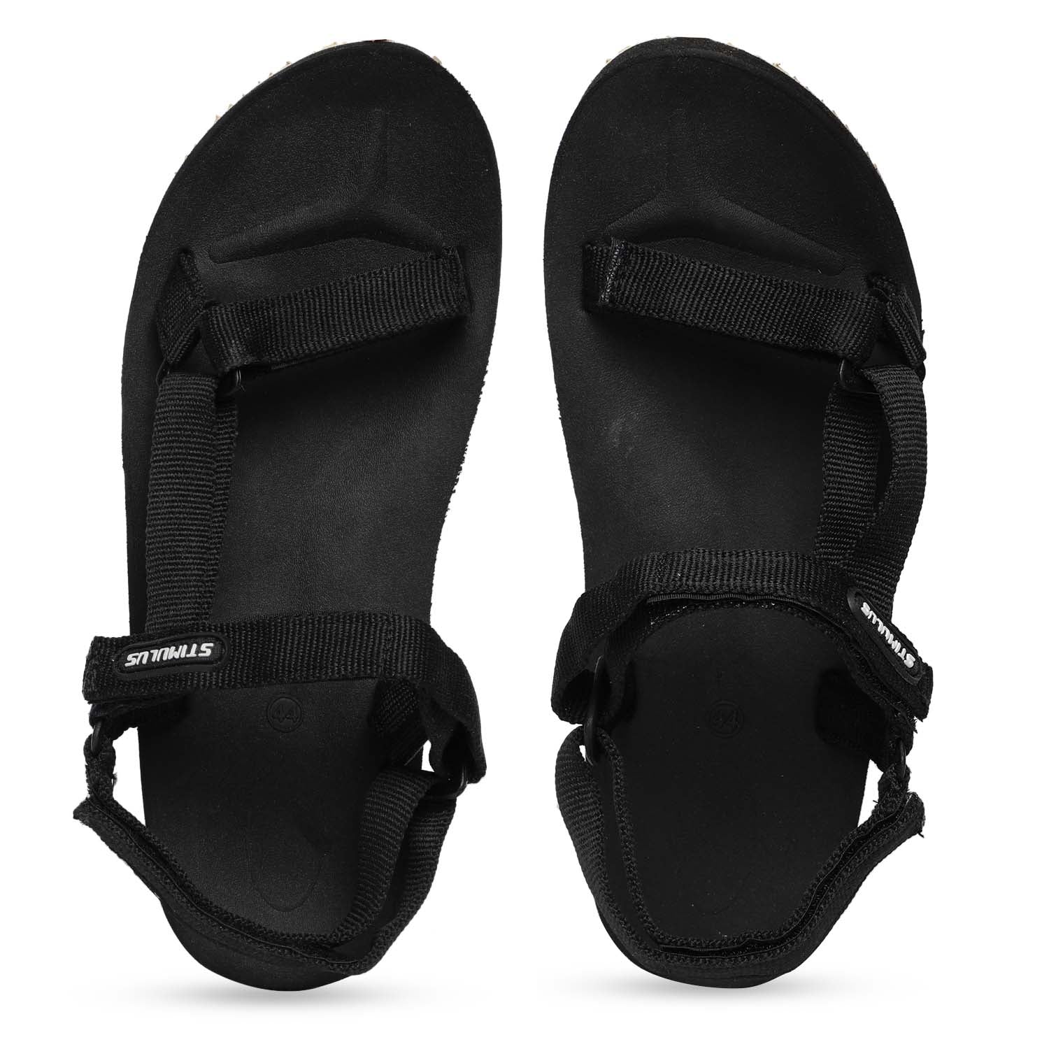 Men&#39;s Stimulus Black Formal Sandals