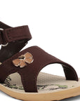 Kids P-Toes Brown Sandal