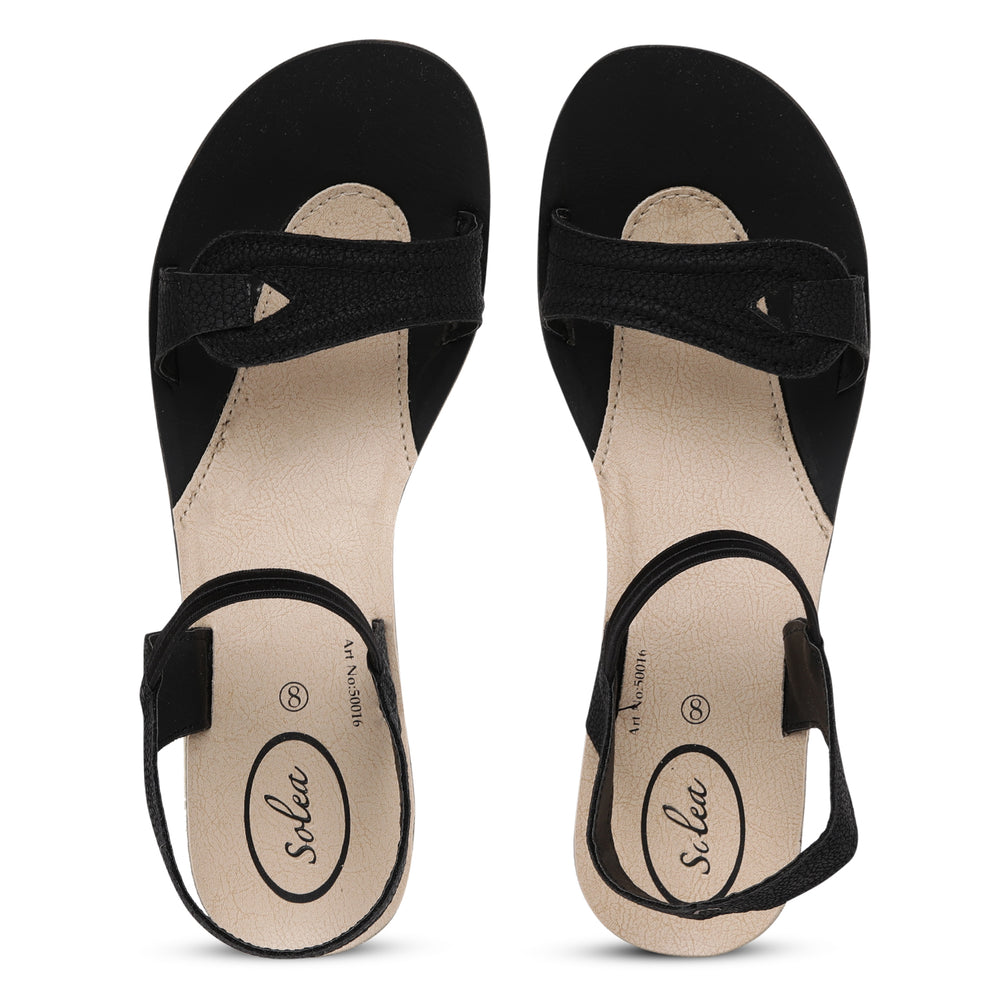 Women's Solea Black Sandals